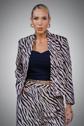 Zebra Chic Mila Trousers – Regular Fit