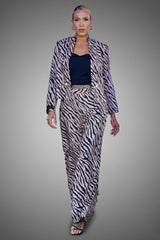 Zebra Chic Mila Trousers – Regular Fit