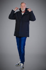 Midnight Shield™ Black Waterproof Long Jacket – Windbreaker for Men & Women