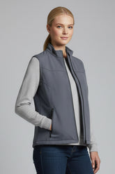 AeroFlex Women’s Lightweight Softshell Vest – Gray