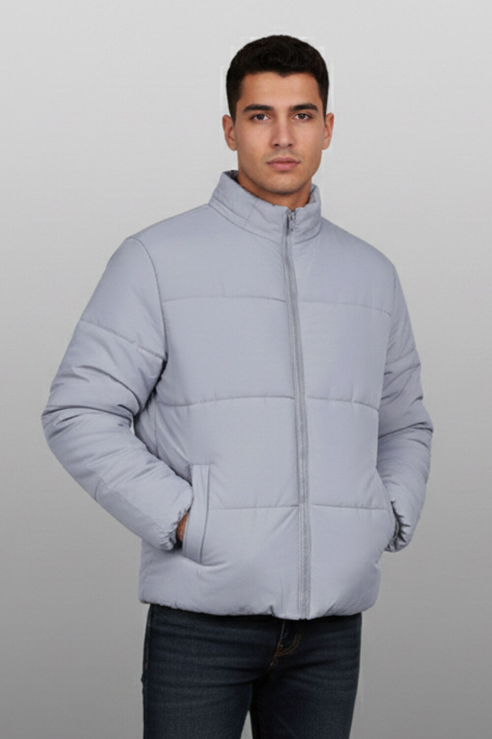 FrostLine Mock Collar Puffer Jacket – Trendyol