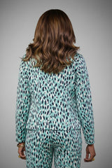 Verdant Edge Printed Blazer – Liquorish