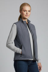 AeroFlex Women’s Lightweight Softshell Vest – Gray